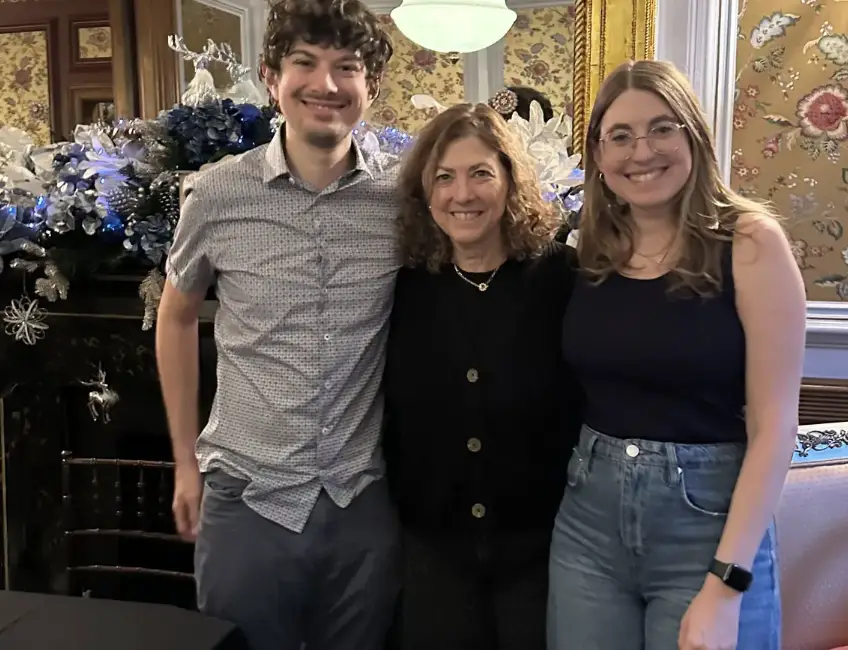 Hilary with her family